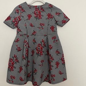Pan y chocolate girls red and black dress